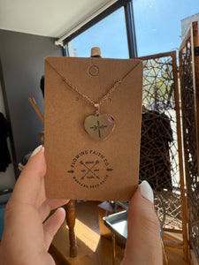 FlowingFaithCo - Handmade Jesus Necklace