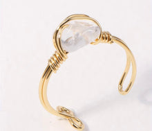 Load image into Gallery viewer, Chakra Stone Open Ring
