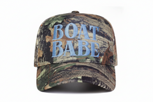 Load image into Gallery viewer, 'Boat Babe' Embroidered Trucker Hat
