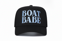 Load image into Gallery viewer, 'Boat Babe' Embroidered Trucker Hat
