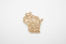 Load image into Gallery viewer, Wisconsin State Magnets - Checkered Edge Designs
