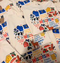 Load image into Gallery viewer, Wisconsin Dairyland Kids Tee

