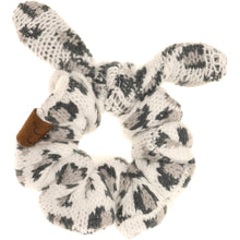 Load image into Gallery viewer, CC Leopard Jacquard Ponytail Scrunchie
