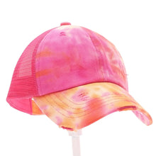 Load image into Gallery viewer, CC Kids&#39; Tie Dye Criss-Cross Baseball Cap
