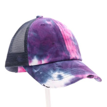 Load image into Gallery viewer, CC Kids&#39; Tie Dye Criss-Cross Baseball Cap
