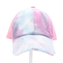 Load image into Gallery viewer, CC Kids&#39; Tie Dye Criss-Cross Baseball Cap
