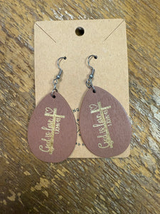 FlowingFaithCo - God is Love Earrings