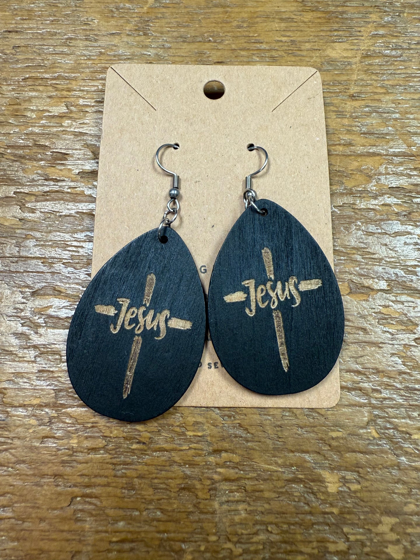 FlowingFaithCo - Jesus Earrings