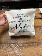 Load image into Gallery viewer, FlowingFaithCo - Canvas Makeup Bag
