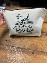 Load image into Gallery viewer, FlowingFaithCo - Canvas Makeup Bag
