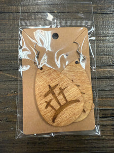 FlowingFaithCo - Cross on the Hill Earrings