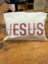 Load image into Gallery viewer, FlowingFaithCo - Canvas Makeup Bag
