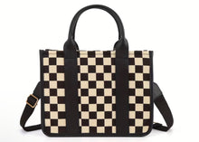 Load image into Gallery viewer, Checkered Mini Tote
