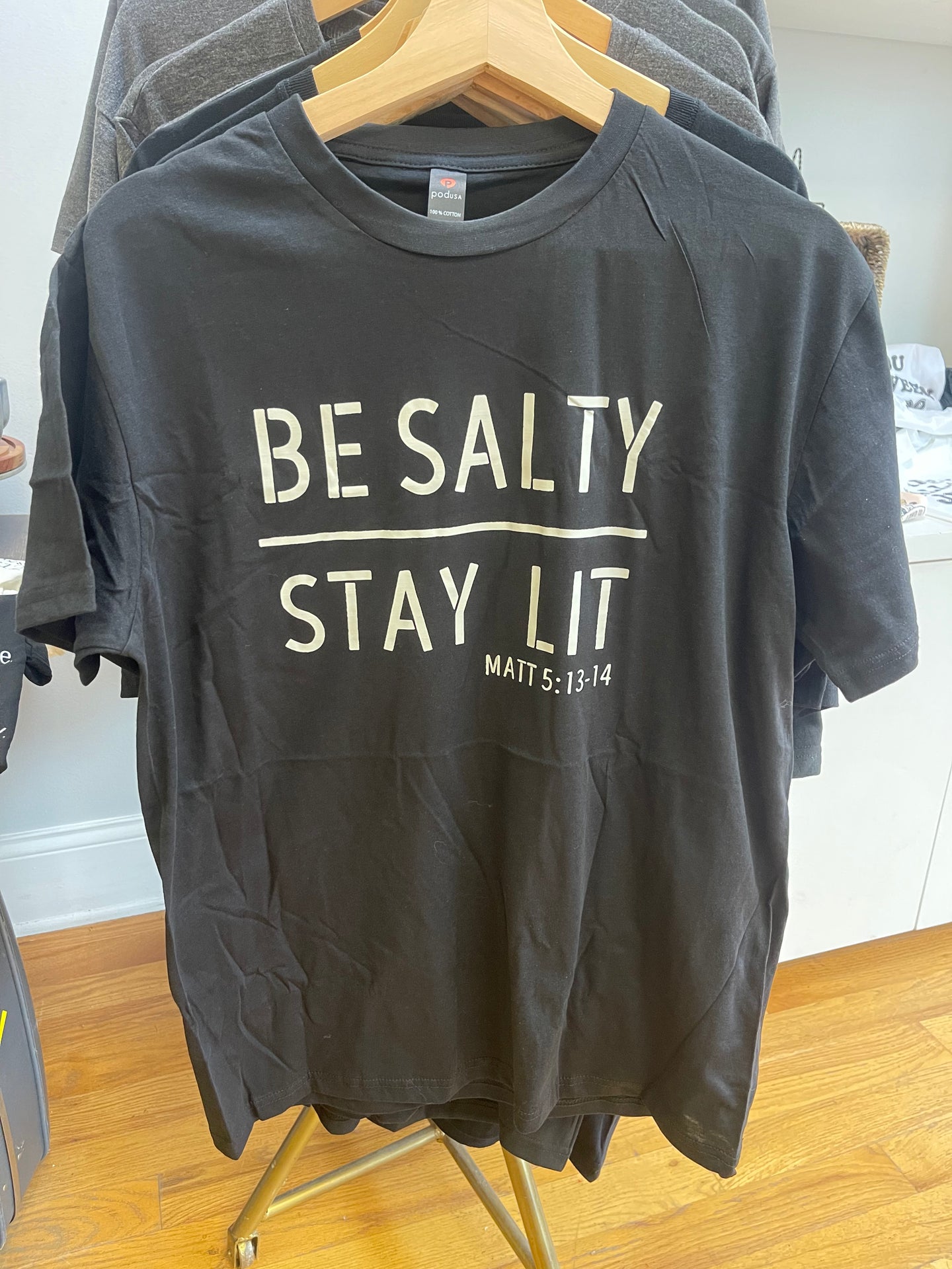 FlowingFaithCo - Be Salty Stay Lit Shirt