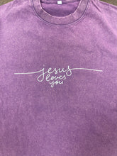 Load image into Gallery viewer, Jesus Loves You Washed T-shirt
