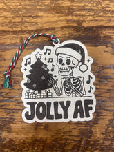 Load image into Gallery viewer, Skeleton in Santa Hat Ornaments

