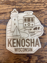 Load image into Gallery viewer, Kenosha Magnets - Checkered Edge Designs
