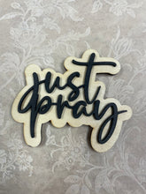 Load image into Gallery viewer, Faith Double Layered Wooden Magnets
