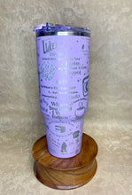 Load image into Gallery viewer, 40 oz Gilmore Girls Inspired Stainless Steel Tumbler with Handle &amp; Lid
