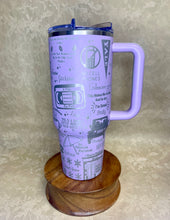 Load image into Gallery viewer, 40 oz Gilmore Girls Inspired Stainless Steel Tumbler with Handle &amp; Lid
