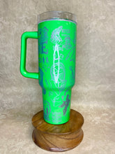 Load image into Gallery viewer, 40 oz Tim Burton-Themed Stainless Steel Tumbler with Handle &amp; Lid
