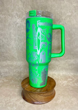 Load image into Gallery viewer, 40 oz Tim Burton-Themed Stainless Steel Tumbler with Handle &amp; Lid
