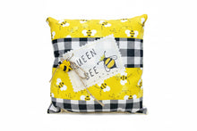 Load image into Gallery viewer, Queen Bee Pillow | Handmade Bee Decor
