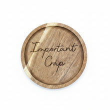 Load image into Gallery viewer, Engraved Wooden Catch-All Trays
