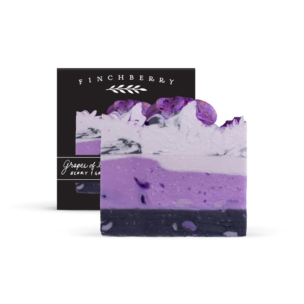 Finchberry Grapes of Bath Vegan-Friendly Gluten-Free Boxed Soap