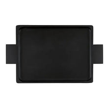Load image into Gallery viewer, Black Wood Serving Tray with Handles - Large

