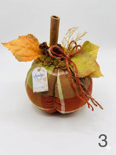 Load image into Gallery viewer, Artisan Fabric Fall Pumpkins
