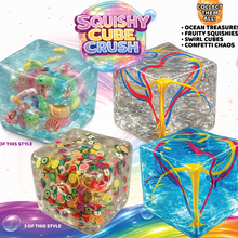 Load image into Gallery viewer, Fun Doh Squishy Charm Cube Fidget Toy Variety
