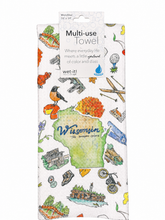 Load image into Gallery viewer, Wisconsin Tea Towel
