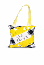 Load image into Gallery viewer, Mini “Bee Loved” Handmade Pillow

