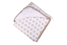 Load image into Gallery viewer, Flower Child Cotton Muslin Newcastle Blanket
