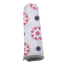 Load image into Gallery viewer, Primrose Indigo 100% Cotton Swaddle
