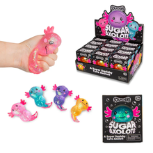 Load image into Gallery viewer, Scrunchems® Sugar Axolotl Squishy Fidget Toy (1pc) Assorted

