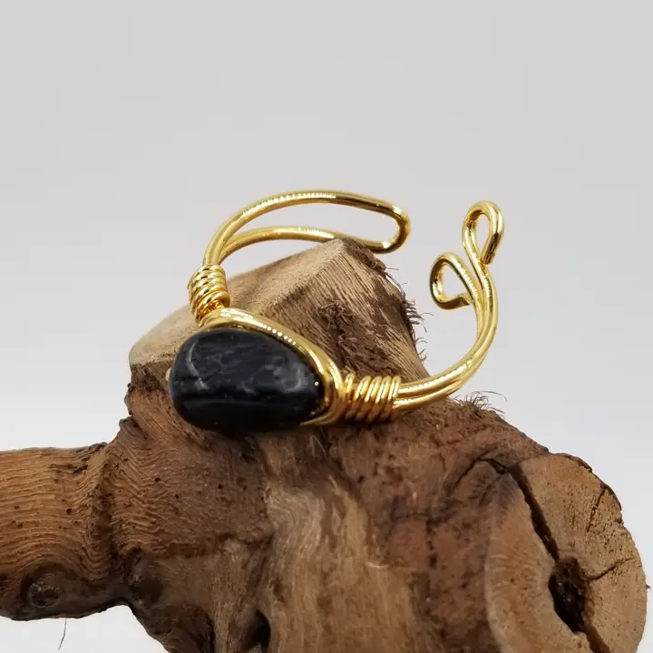 Chakra Stone Open Ring