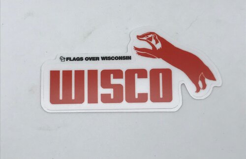 Wisco Badger Sticker