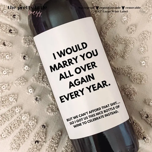 Wine bottle labels