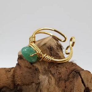 Chakra Stone Open Ring