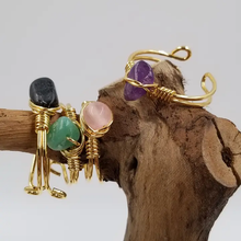 Load image into Gallery viewer, Chakra Stone Open Ring

