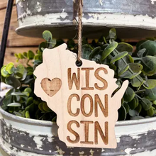 Load image into Gallery viewer, Wisconsin Ornaments
