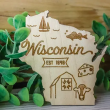Load image into Gallery viewer, Wisconsin Magnets
